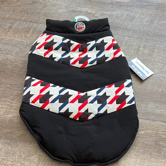 red blue white black size, large dog jacket - Picture 1 of 4